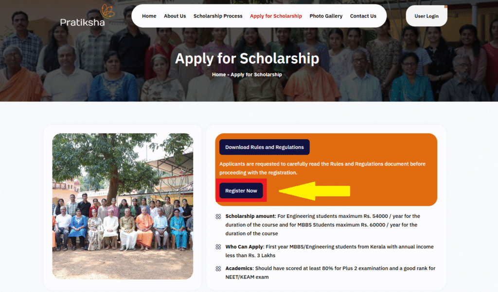 Application Process for Pratiksha Trust Scholarship 2025