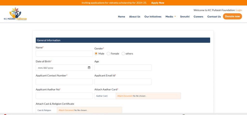 Application Process for Vidvatta Scholarship 2025