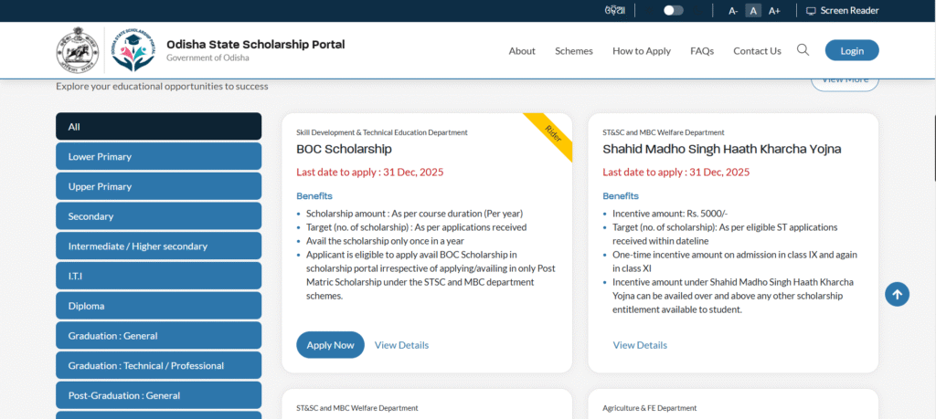 Application Process of Shahid Madho Singh Haath Kharcha Yojana