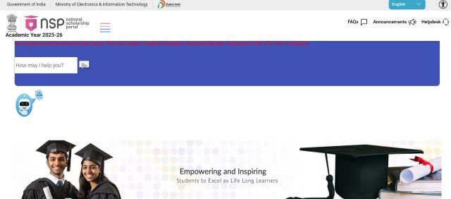 official National Scholarship Portal