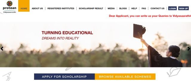 official application portal