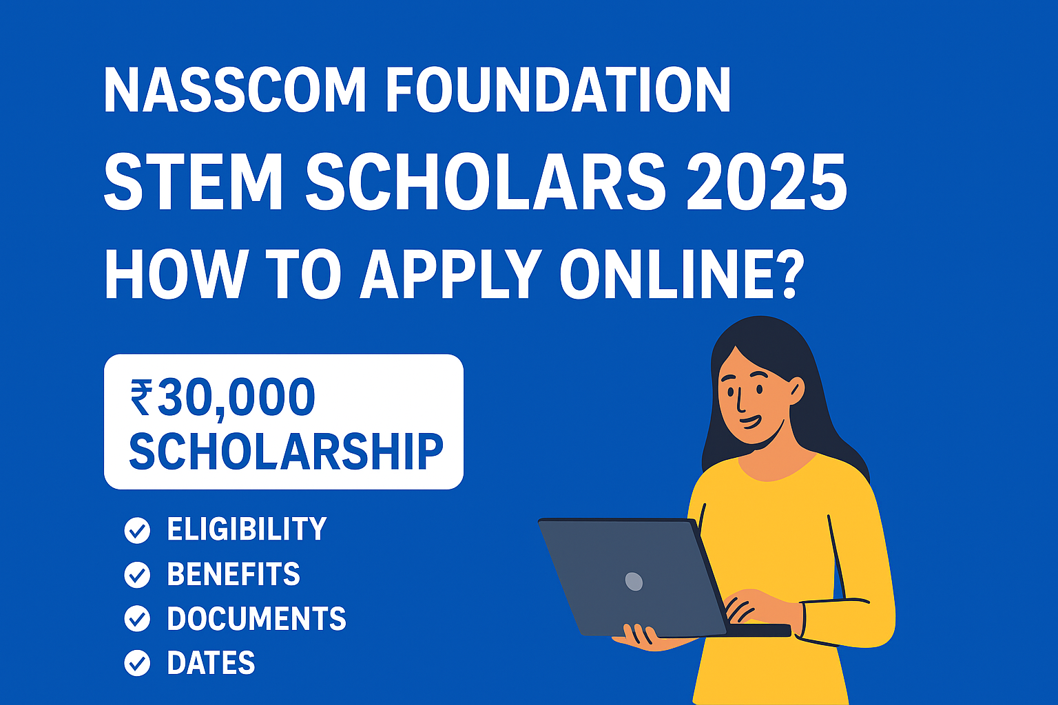 Nasscom Foundation STEM Scholars 2025 How to Apply Online