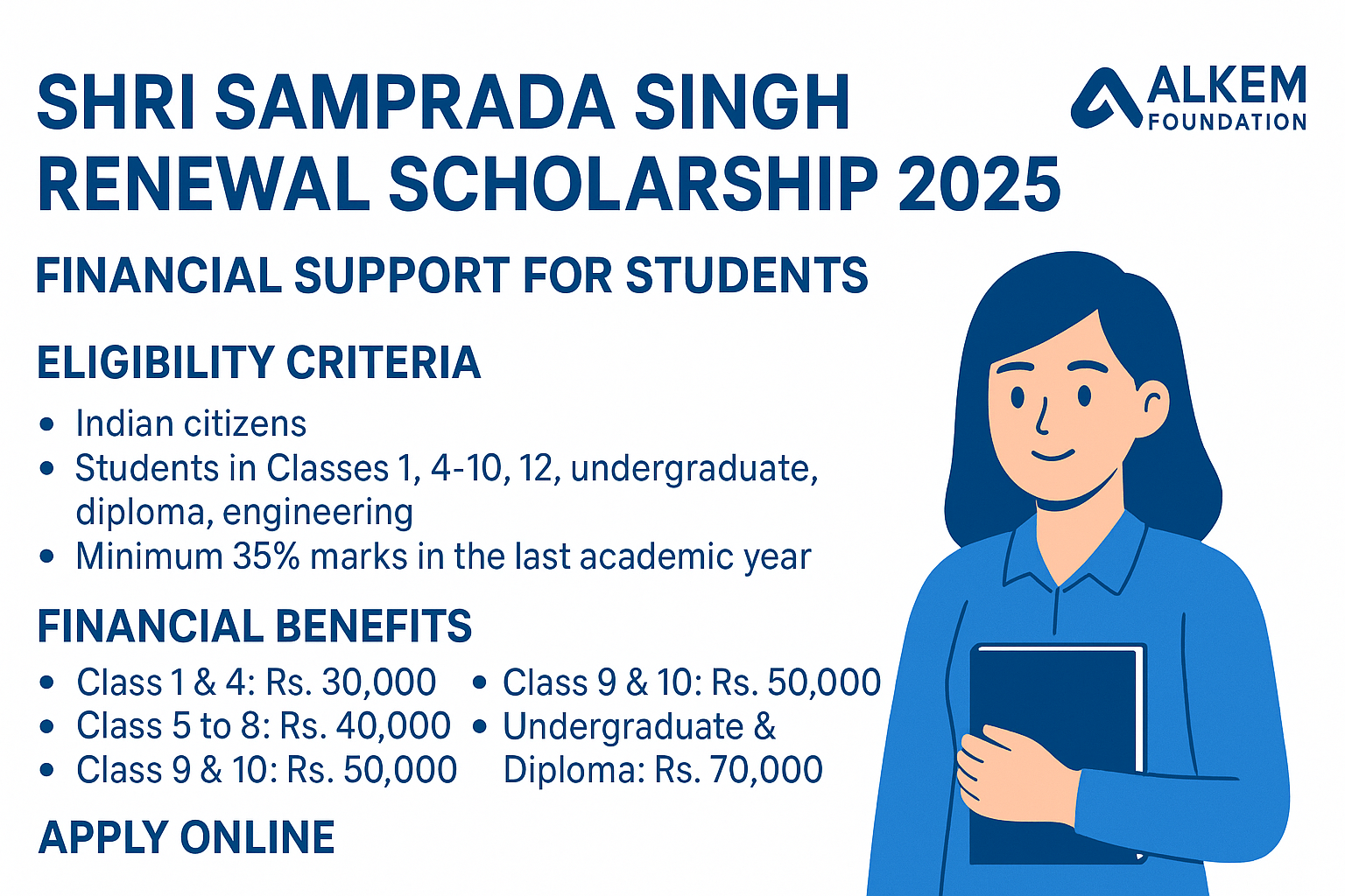 Shri Samprada Singh Renewal Scholarship 2025 How to Get Benefits