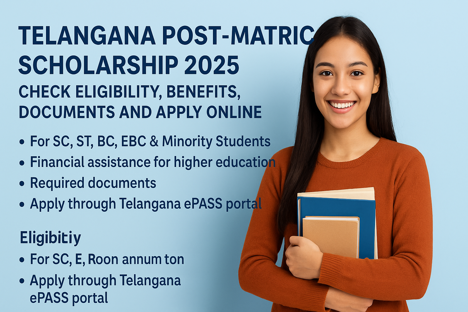 Telangana Post-Matric Scholarship 2025 Check Complete List with Eligibility